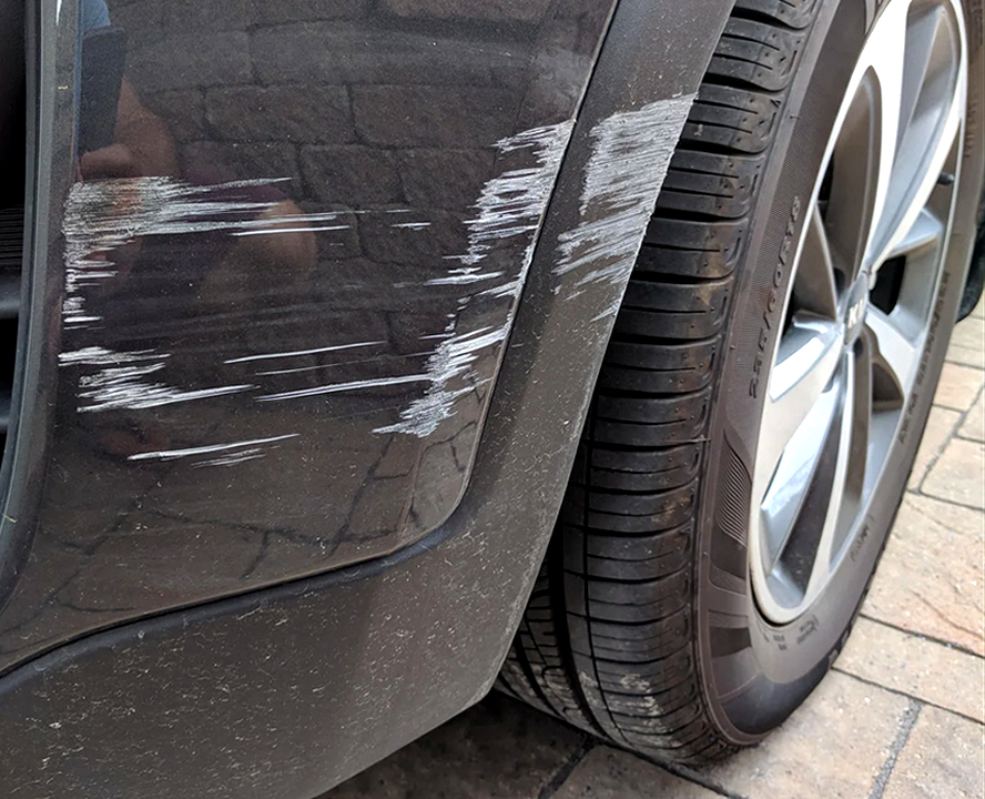 south florida scratched bumper repair